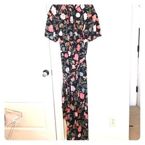 Kate spade floral jumpsuit